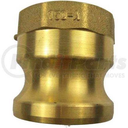 USA Sealing BULK-CGF-182 2" Brass Type A Adapter with Threaded NPT Female End