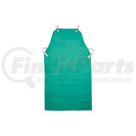 PIP Industries 7080/36 Ironcat Irontex&#174; Flame Retardant Cotton Apron, Green, 24" W x 36" L, All Cotton