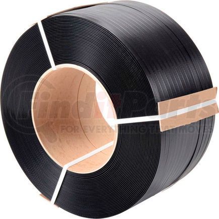 Pac Strapping Prod Inc 48M.60.2160 Polypropylene Strapping 1/2" x .030" x 6,000' Black  8" x 8" Core