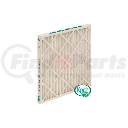 Koch Filter 102-714-023 Koch&#153; High Capacity Multi-Pleat Green Air Filter, MERV 13, Extended Surface, 12"Wx24"Hx4"D