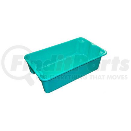 Molded Fiberglass Companies 780208-5170 Molded Fiberglass Nest and Stack Tote 780208 - 17-7/8" x10"-5/8" x 5",Green