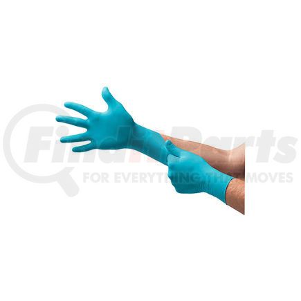 Ansell 565716 TouchNTuff&#174; 92-675 Industrial Disposable Gloves, Powder-Free, Blue, S, 100/Box