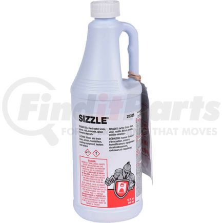 Oatey 20305 Hercules Sizzle&#174; Drain and Waste System Cleaner, Quart Bottle - 20305