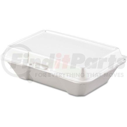 United Stationers 205HT1 Hinged Lid Foam Food Containers 6-2/5" x 9-3/10" x 2-9/10" - 200 Pack