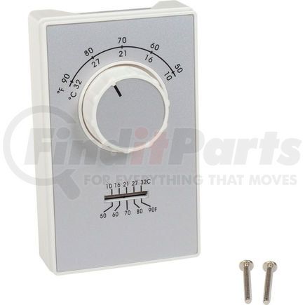 TPI ET9SRTS TPI Line Voltage Thermostat Single Pole Cooling Only ET9SRTS