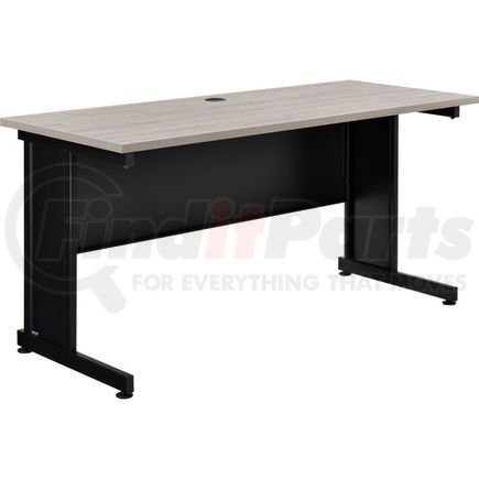 Global Industrial 240265RGY Interion&#174; 60"W Desk - Rustic Gray