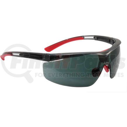 North Safety T5900LTKS Uvex&#174; Adaptec T5900LBL Safety Glasses, Translucent Black Frame, Smoke Lens