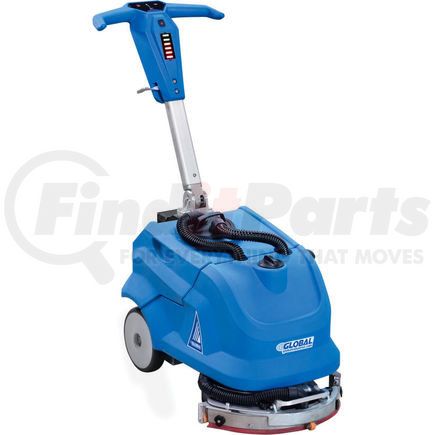 Global Industrial Z090077 Global Industrial&#153; Electric Walk-Behind Corded Auto Floor Scrubber, 13" Cleaning Path