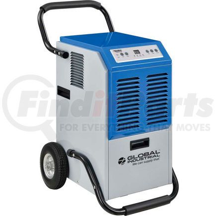 Global Industrial OL50-503E Global Industrial&#174; Heavy Duty Commercial Dehumidifier, Removes 110 Pints Per Day