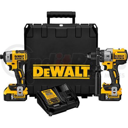 DEWALT DCK299P2 DeWALT DCK299P2 20V MAX XR Li-Ion Cordless Brushless Hammerdrill/Impact Combo Kit 5.0Ah w/ Charger