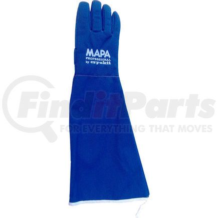 Mapa Pro CRYPLS215509 MAPA&#174; Cryoplus 2.1 Waterproof Cryogenic Gloves, 22"L, Blue, 1 Pair, Size 9, CRYPLS215509