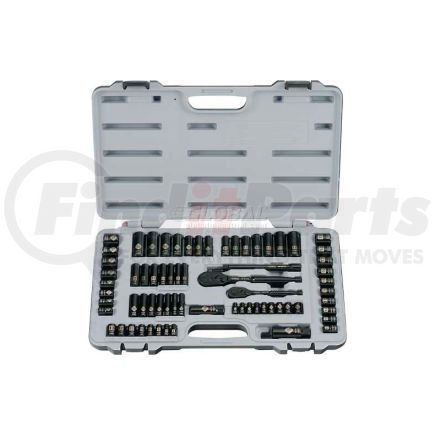 Stanley 92-824 Stanley 92-824 69 PC. SAE/Metric Laser Etched Black Chrome Socket Set