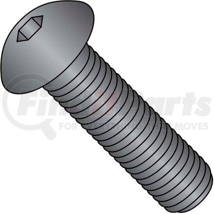 Brighton-Best 535068 Button Socket Cap Screw - M6 x 1.00 x 12mm - Class 12.9 - Steel - Black Oxide - FT - UNC - 100 Pk