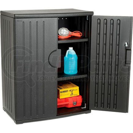 Iceberg 92561 Plastic Storage Cabinet 36x22x46 - Black