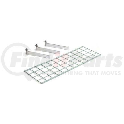 Global Industrial 502585C Global Industrial&#8482; Wire Shelf 48 X 12 With 3 Brackets