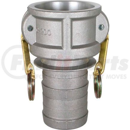 BE Power Equipment 90.392.200 2" Aluminum Camlock Fitting - Male Barb x Female Coupler Thread