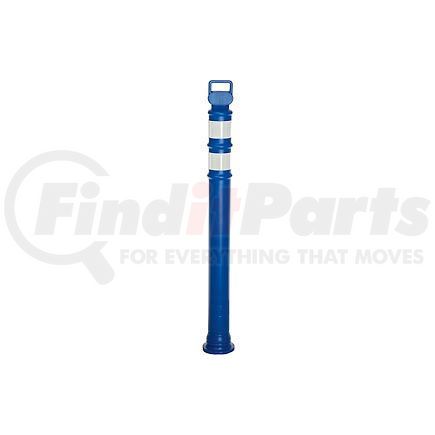 Cortina Safety Products 03-747B 45" Blue Ez Grab Delineator Post W/2ea 3" Hi Reflective