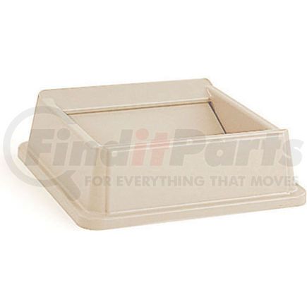 Rubbermaid FG266400BEIG Lid For 35 & 50 Gallon Square Rubbermaid Waste Receptacles - Beige