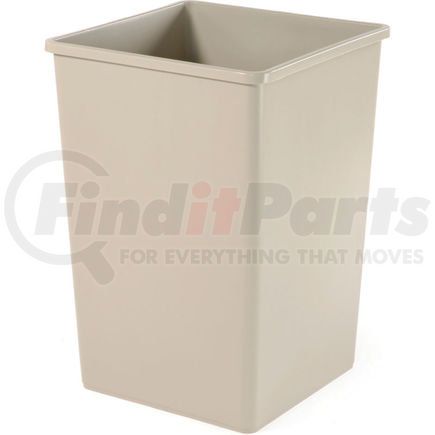 Rubbermaid FG395800BEIG Rubbermaid&#174; Plastic Rigid Trash Can Liner For Rubbermaid&#174; Plaza Receptacle, Beige