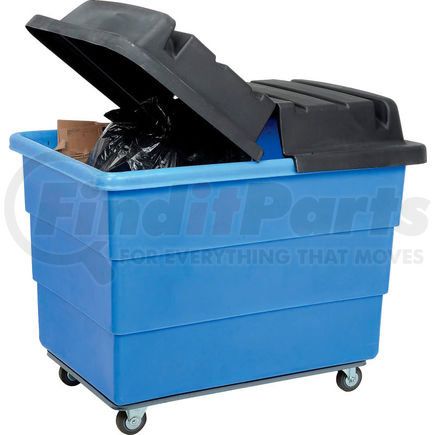 Rubbermaid FG461700BLA Optional Dome Lid 4617 for Rubbermaid&#174; Plastic Utility Truck