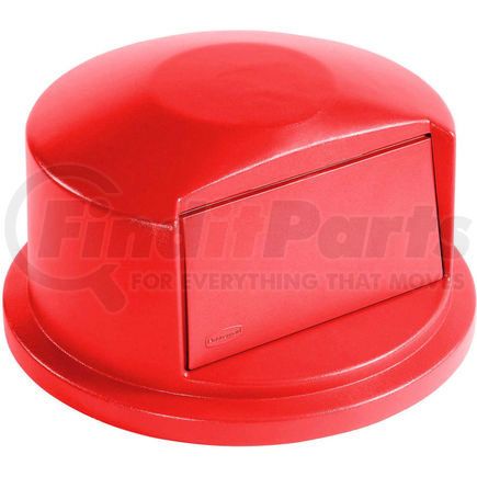 Rubbermaid FG264788RED Dome Lid For 44 Gallon Round Trash Container - Red