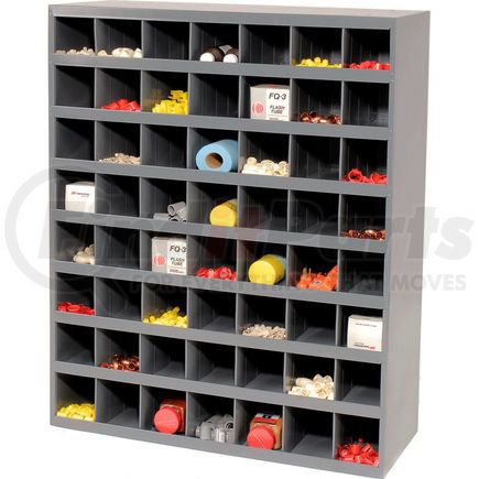 Durham 361-95 Durham Steel Storage Parts Bin Cabinet 361-95 Open Front - 56 Compartments