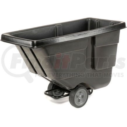 Rubbermaid FG9T1700BLA Rubbermaid&#174; Light Duty Plastic Tilt Truck, 1/2 Cu. Yd. Cap, 300 Lbs. Cap, Black