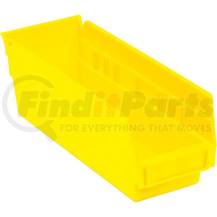 Akro Mils 30120YELLO Akro-Mils Plastic Nesting Storage Shelf Bin 30120 - 4-1/8"W x 11-5/8"D x 4"H Yellow