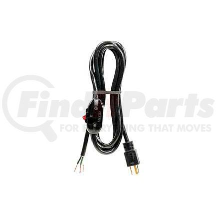 General Cable 01732.70.01 Carol 01732.70.01 8' Sjt Power Supply Replacement Cord W/ Switch, 18awg 10a/125v -Black