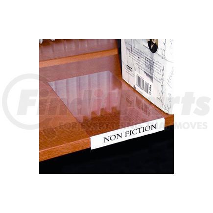 Aigner Index Inc BS5108 Label Holder, Moveable Shelf, Clear (10 pcs/pkg)