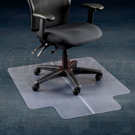 Aleco 120225 Interion&#174; Office Chair Mat for Carpet - 36"W x 48"L with 20" x 10" Lip - Straight Edge