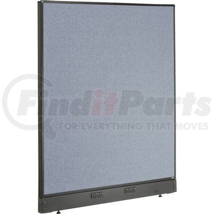 Global Industrial 240225EBL Interion® Electric Office Partition Panel, 48-1/4"W x 46"H, Blue