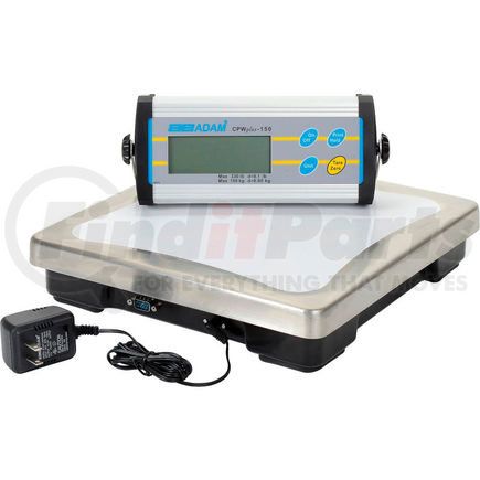 Adam Equipment CPWplus 150 Adam Equipment CPWplus 150 Digital Bench Scale 330lb x 0.1lb 11-13/16" x 11-13/16" Platform