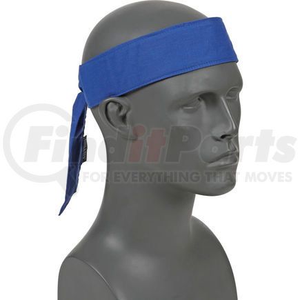 Ergodyne 12567 Ergodyne&#174; Chill-Its&#174; 6700CT Evap. Cooling Bandana w/ Built-In Cooling Towel - Tie, Blue