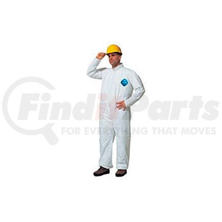 Impact Products TY120SWHLG002500 Dupont&#8482;Tyvek&#174; Disposable Coverall with Open Ended Wrists/Ankles, L, Case Of 25