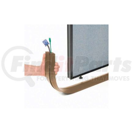 Wiremold BR1600-25* Wiremold BR1600-25 25' Roll Overfloor Raceway Cord Cover - 1" X 3/4 " Center Chase, Brown, Priced/ft