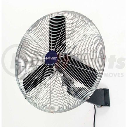 Global Industrial MI0816R Global Industrial&#153; 30" Industrial Wall-Mounted Oscillating Fan, 8775 CFM, 1/3 HP