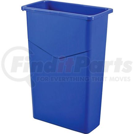 Global Industrial A-PR001BL Global Industrial&#153; Slim Trash Container, Blue, 23 Gallon