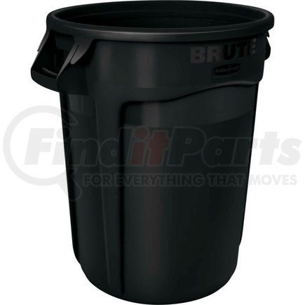 Rubbermaid FG264360BLA Rubbermaid Brute&#174; 2643-60 Trash Container w/Venting Channels, 44 Gallon - Black 