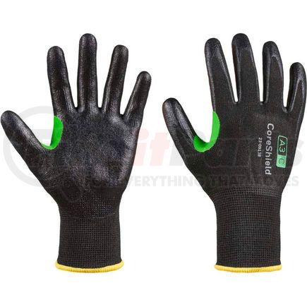 North Safety 23-0913B/9L CoreShield&#174; 23-0913B/9L Cut Resistant Gloves, Smooth Nitrile Coating, A3/C, Size 9