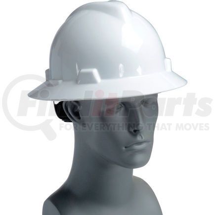 MSA 475369 MSA V-Gard&#174; Hard Hats, Full Brim, Fas-Trac&#174; Suspension, White, 475369