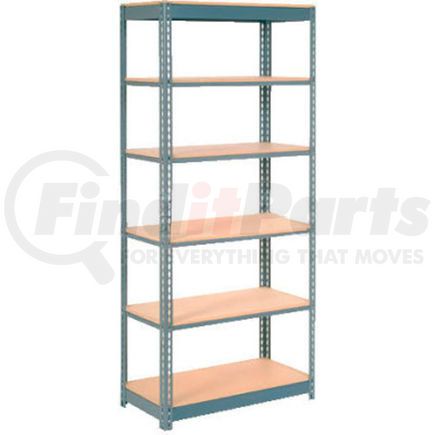 Global Industrial 717356 Global Industrial&#8482; Heavy Duty Shelving 36"W x 18"D x 96"H With 6 Shelves - Wood Deck - Gray