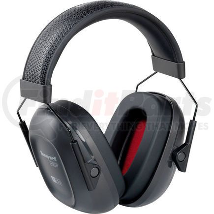 North Safety 1035100-VS Honeywell VeriShield™ 1035100-VS 100 Passive Earmuffs, Over The Head, Black, NRR 24