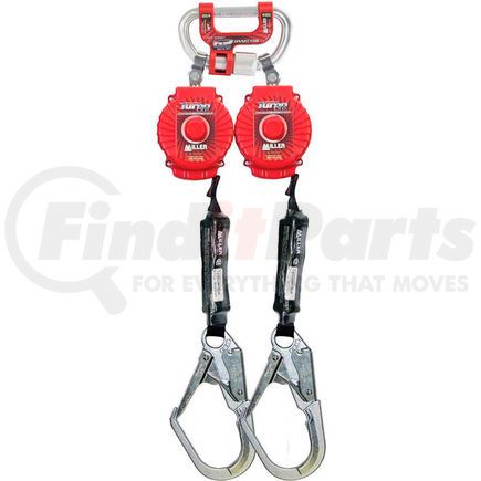 North Safety MFLC-4-Z7/6FT Miller&#174; Twin Turbo&#8482; G2 6'L Fall Protection System, Steel Rebar Hooks, MFLC-4-Z7/6FT