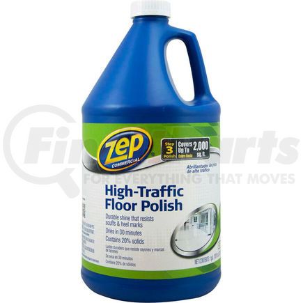 Amrep Inc. ZUHTFF128 Zep&#174; High-Traffic Floor Polish, Gallon Bottle, 4 Bottles - ZUHTFF128