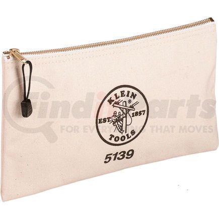 Klein Tools 5139 Klein Tools&#174; Canvas Zipper Bag 5139