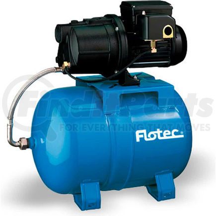 Pentair FP410515H Flotec Cast Iron Jet/Tank System 1/2 HP