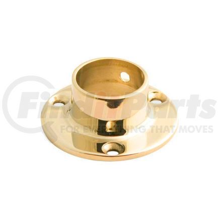 Lavi 00-500/1 Lavi Industries, Flange, Wall, for 1" Tubing, Polished Brass