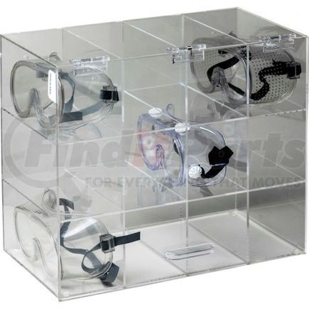 Horizon Mfg Enterprises, Inc 5205 Horizon Mfg. Safety Glass Holder With Door, 5205, Holds 12 Glasses, 7-3/4"L