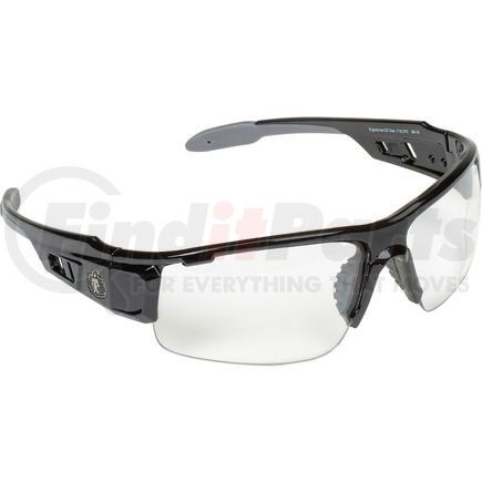 Ergodyne 52000 Ergodyne&#174; Skullerz&#174; Dagr Safety Glasses, Clear Lens, Black Frame